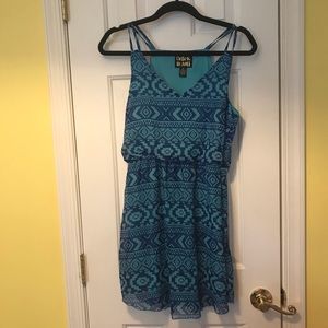 Blue Print Summer Dress